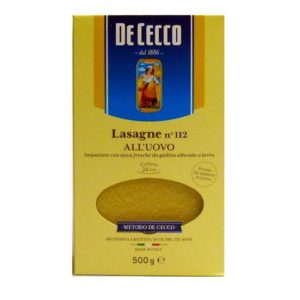 Lasagne al´uovo De Cecco n 112