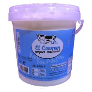 Yogurt natural El Carmen 1.300 grs